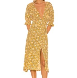 Faithfull the Brand floral midi dress